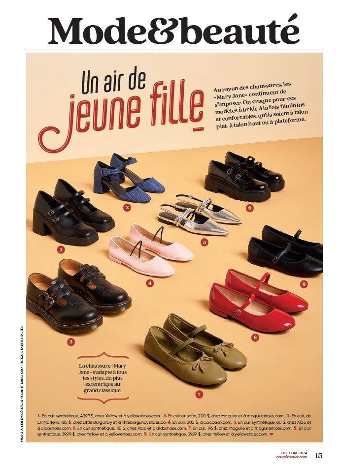 Abonnement au magazine Coup de Pouce