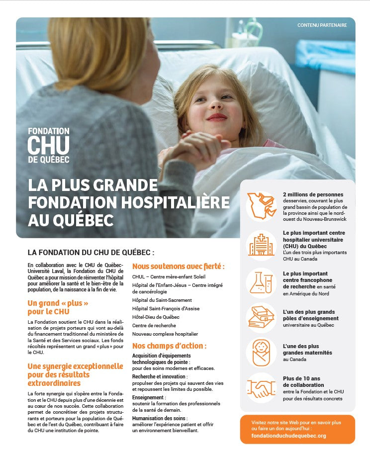 Fondation du CHU de Québec | Le Journal de Québec