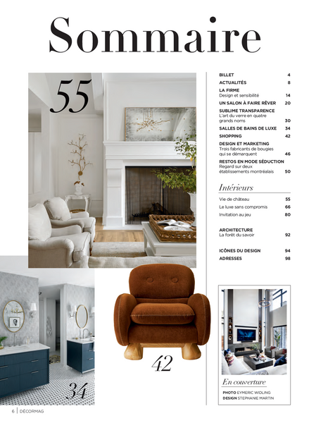 Vol.10 No.13 | Décormag | Confort ultime au salon